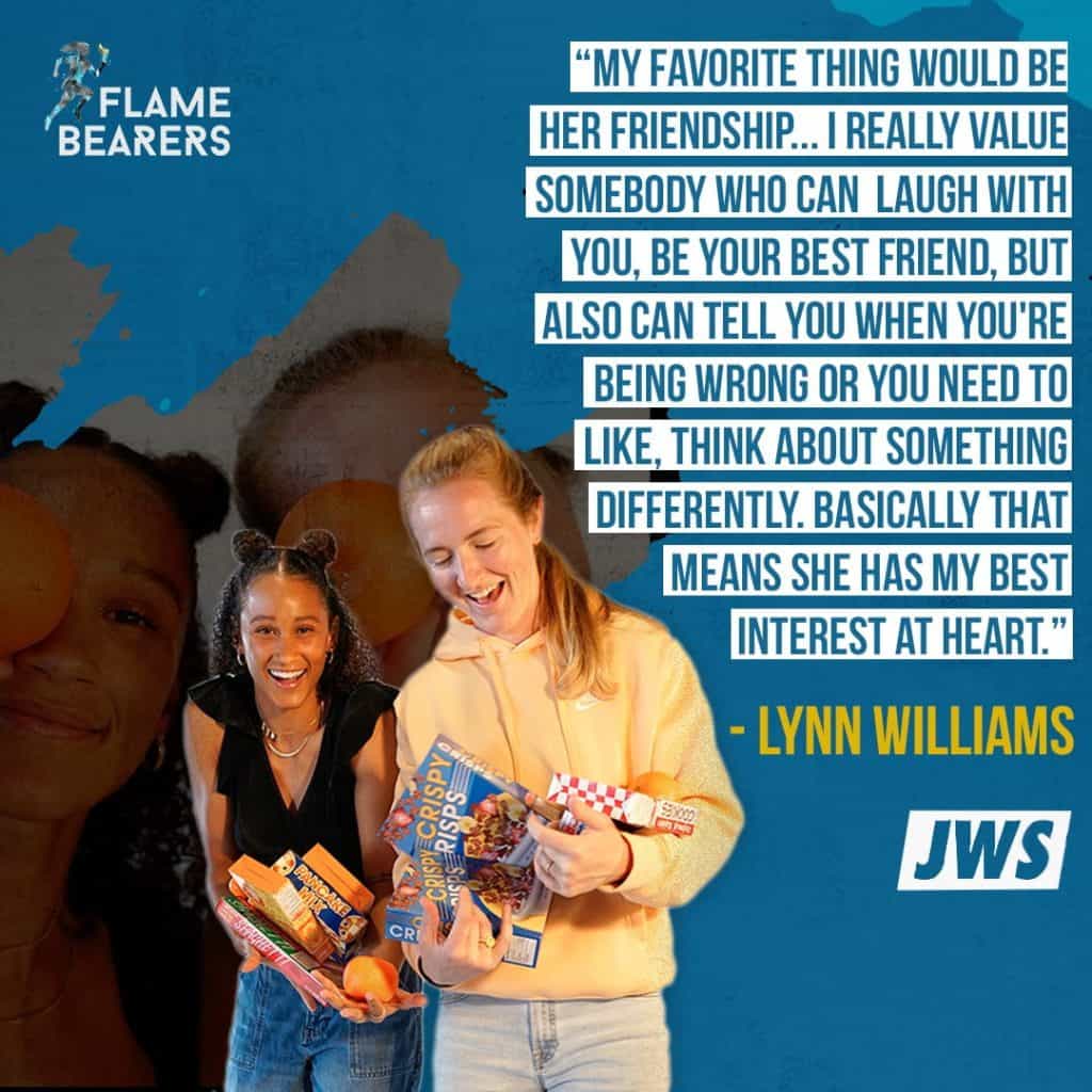 Sam Mewis & Lynn Williams_Flame Bearers