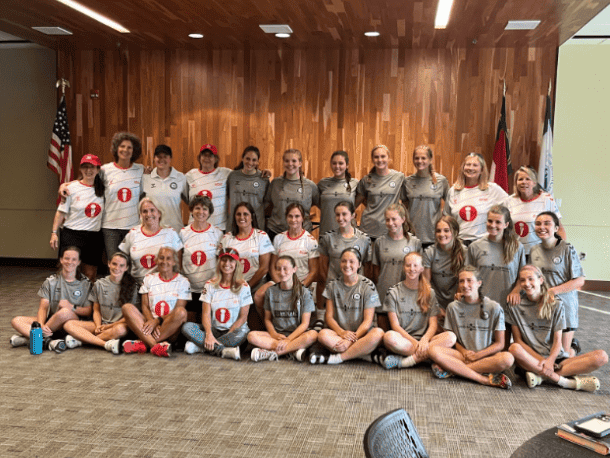 the first us women's national team players _ Flame Bearers