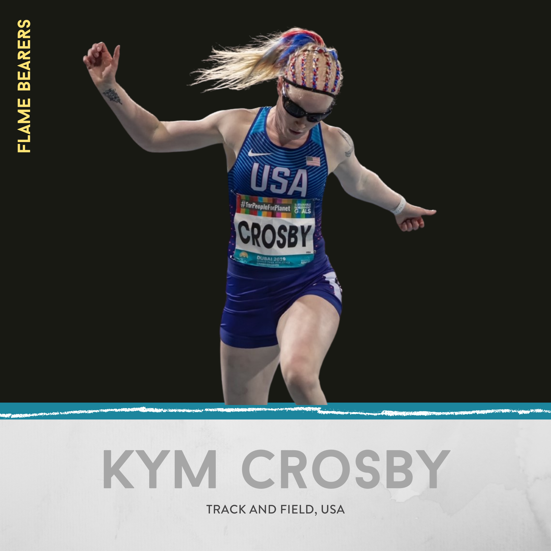 Kym Crosby (USA): Sprinting, Marriage & Albinism