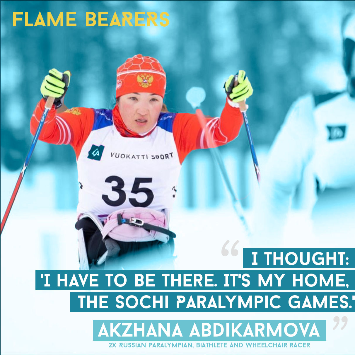 Акжана Абдикаримова (ROC): The Invisibility of Disability & Biathlon