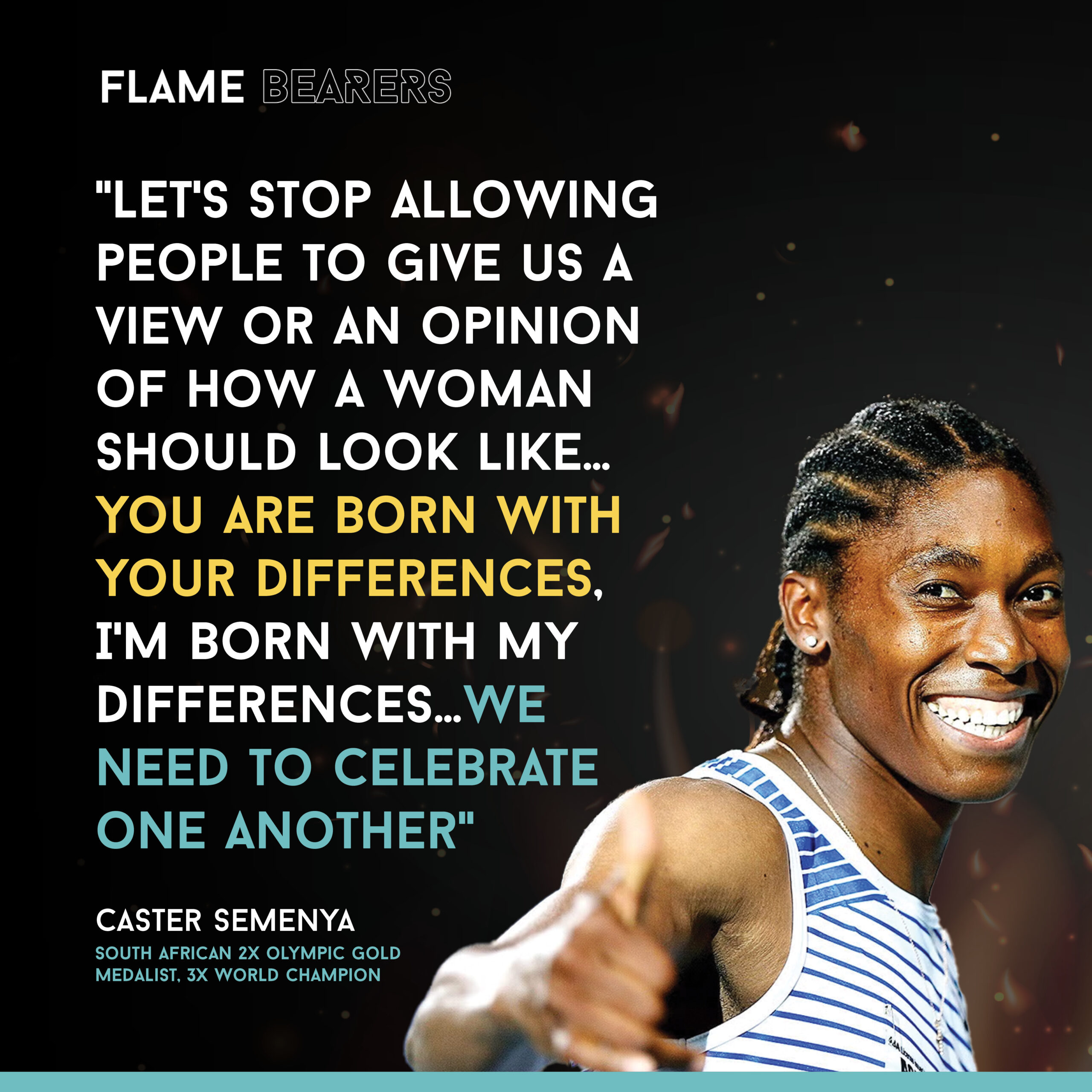 Caster Semenya (South Africa): For The Future of Women’s Track