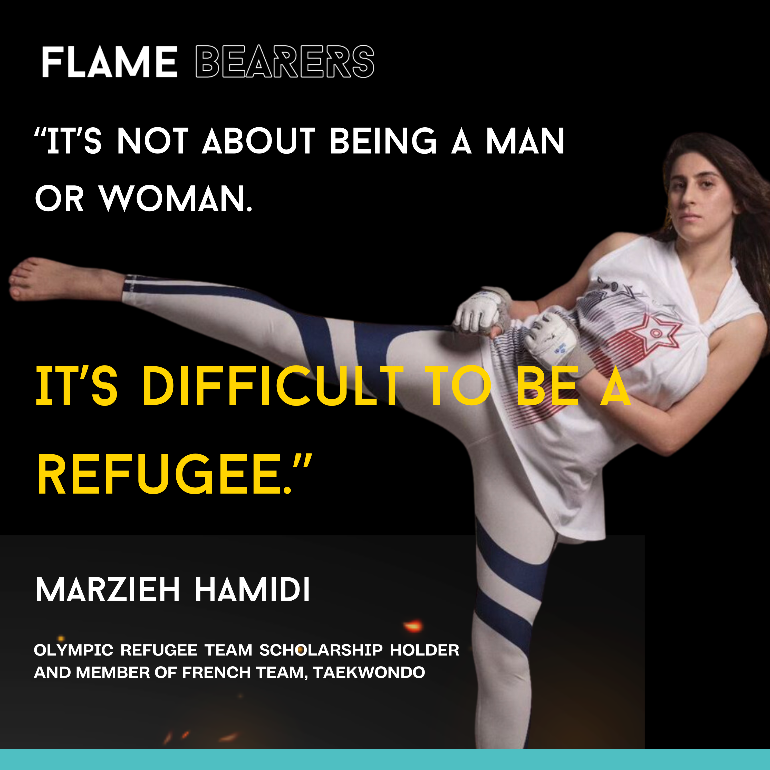 Marzieh Hamidi (Afghanistan): Defying the Taliban Through Taekwondo